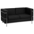Flash Furniture Hercules Regal Series Reception Set in Black
