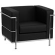 Flash Furniture Hercules Regal Series Reception Set in Black