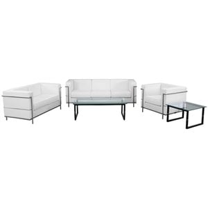 Flash Furniture Hercules Regal Series Reception Set in White