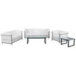 Flash Furniture Hercules Regal Series Reception Set in White