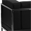Flash Furniture Hercules Imagination 9 Piece Leather Sectional Set in Black