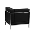 Flash Furniture Hercules Imagination 9 Piece Leather Sectional Set in Black