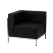 Flash Furniture Hercules Imagination 9 Piece Leather Sectional Set in Black