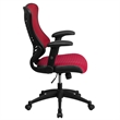 Flash Furniture High Back Mesh Office Chair in Burgundy