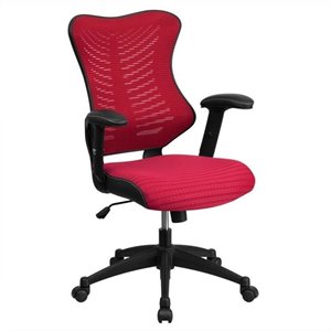 flash furniture contoured high back mesh office chair