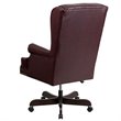 Flash Furniture Leather Office Chair in Burgundy
