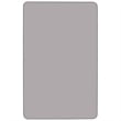 Flash Furniture  Rectangular Thermal Fused Top Mobile Activity Table in Gray