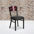 Flash Furniture Hercules Restaurant Dining Chair in Mahogany