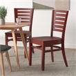 Flash Furniture Darby Restaurant Dining Chair in Mahogany