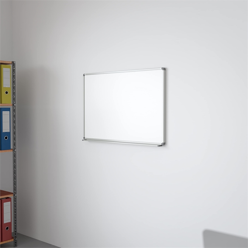 Flash Furniture 2' x 3' Aluminum Magnetic Marker Board in White