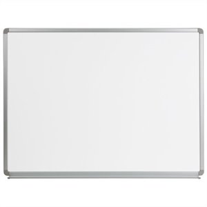 Flash Furniture 3' x 4' Aluminum Magnetic Marker Board in White