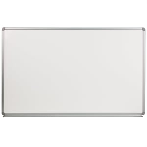 Flash Furniture 3' x 5' Aluminum Porcelain Magnetic Marker Board in White