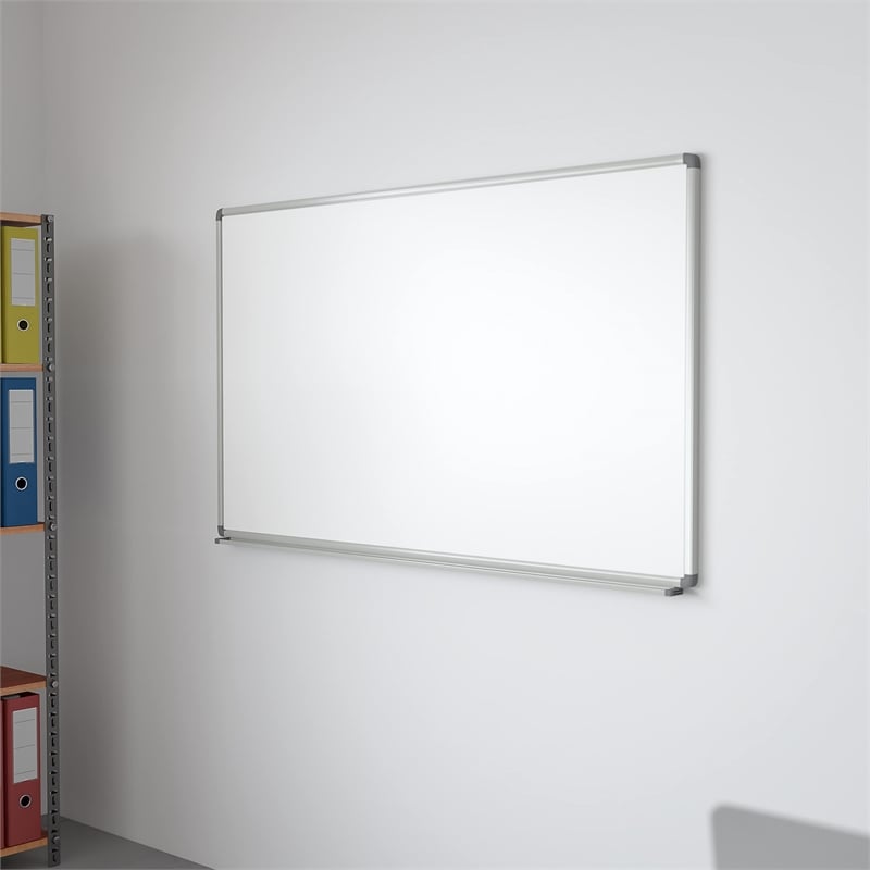 Flash Furniture 3' x 5' Galvanized Aluminum Steel Magnetic Marker Board in White
