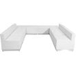 Flash Furniture Hercules Alon 8 Piece Reception Seating in White