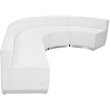 Flash Furniture Hercules Alon 4 Piece Reception Seating in White