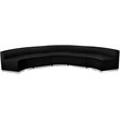 Flash Furniture Hercules Alon 5 Piece Reception Seating in Black