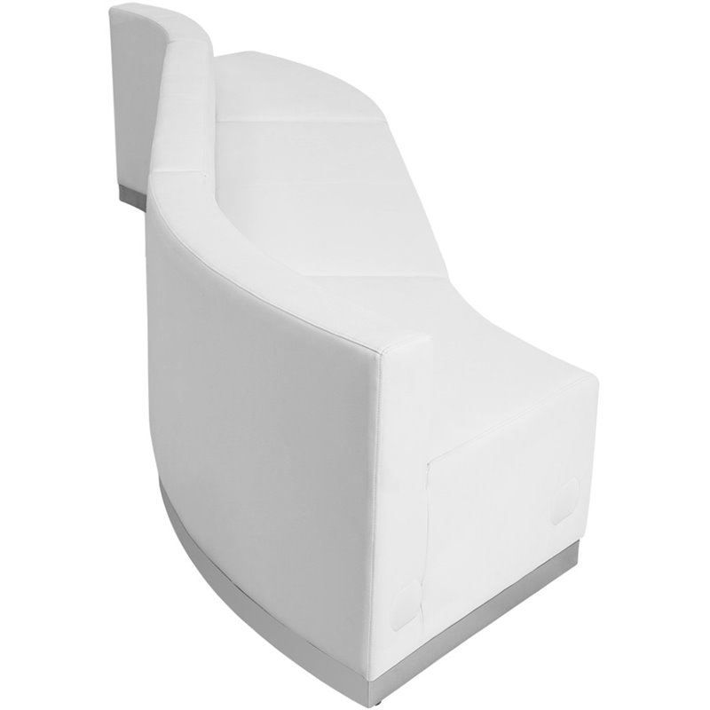 Flash Furniture Hercules Alon 3 Piece Reception Seating in White
