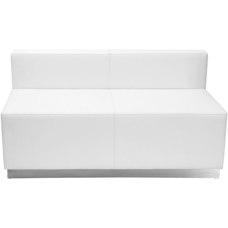 Flash Furniture Hercules Alon 3 Piece Reception Seating in White