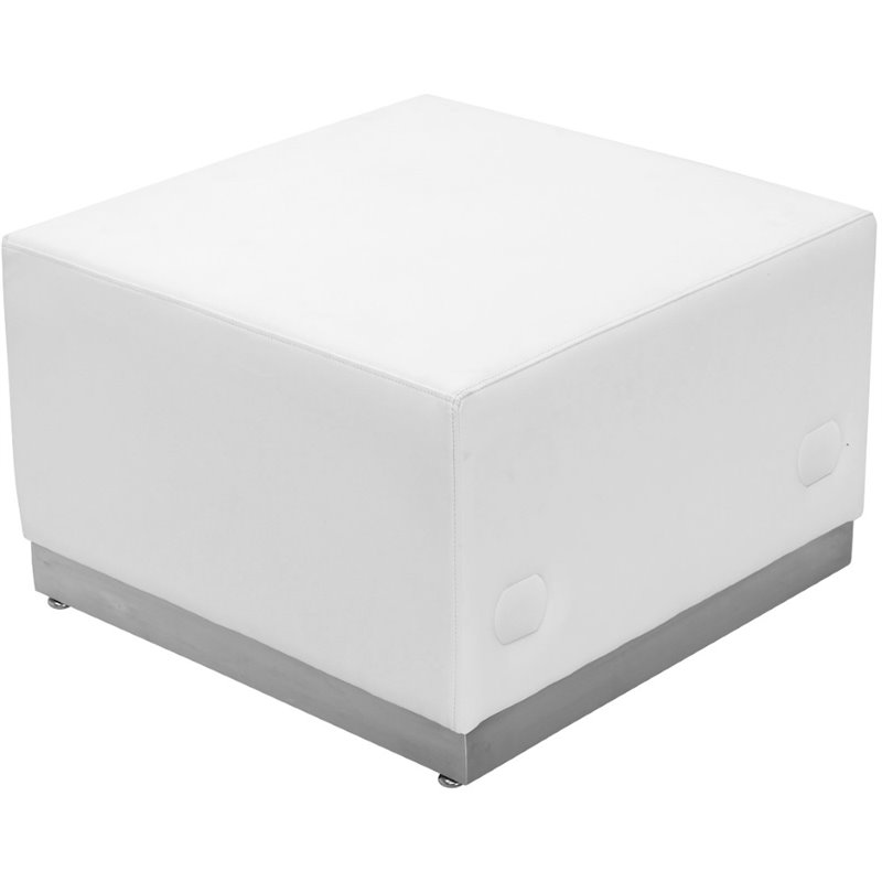 Flash Furniture Hercules Alon 7 Piece Reception Seating in White