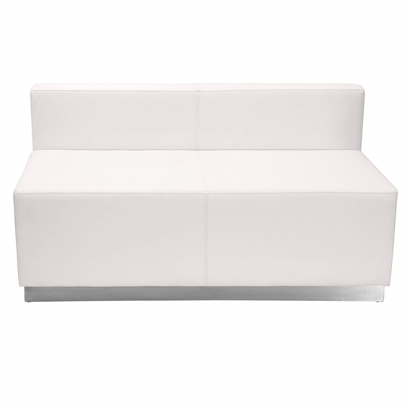 Flash Furniture Hercules Alon 5 Piece Reception Seating in White