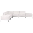 Flash Furniture Hercules Imagination 6-Piece Reception Configuration in Black