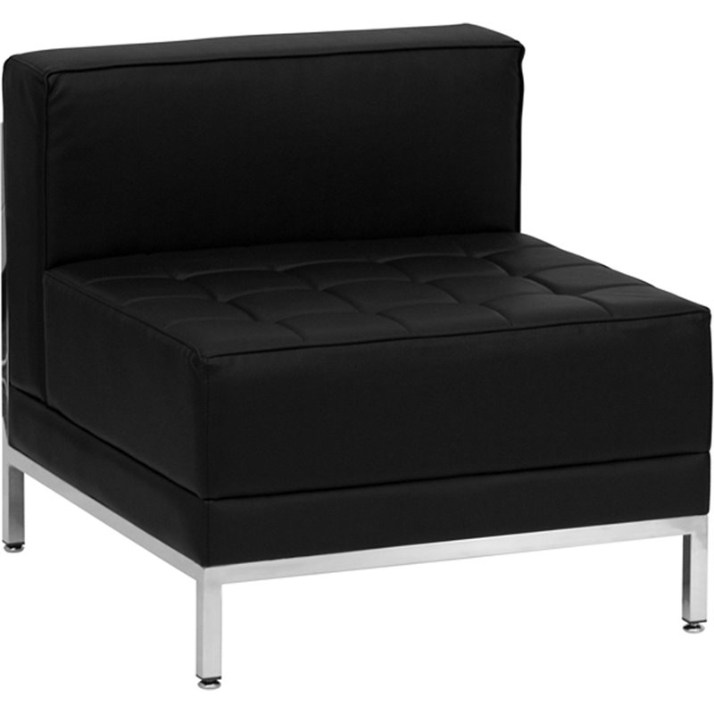 Flash Furniture Hercules Imagination 12-Piece Reception Configuration in Black
