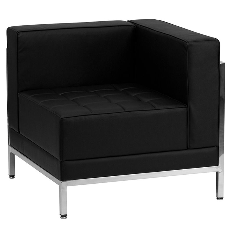 Flash Furniture Hercules Imagination 10-Piece Reception Configuration in Black