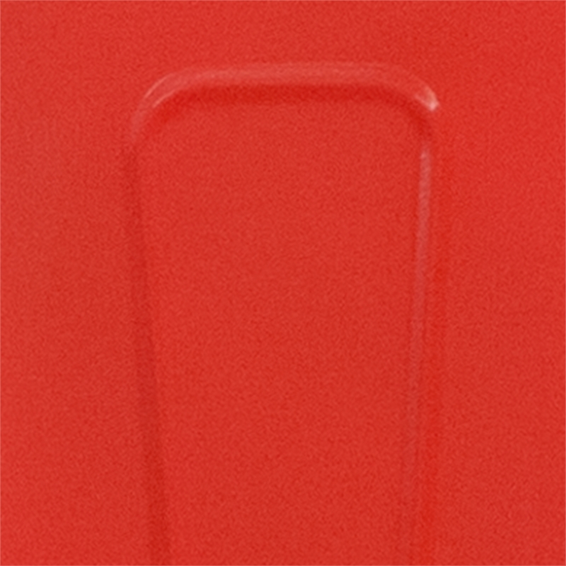 Flash Furniture Metal Stackable Dining Side Chair in Red