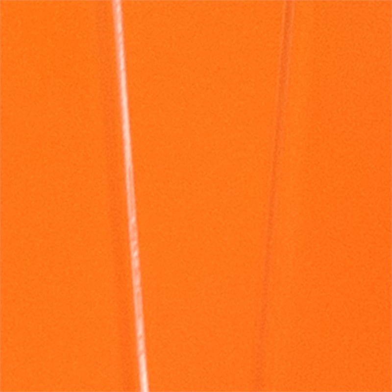 Flash Furniture Metal Stackable Dining Arm Chair in Orange