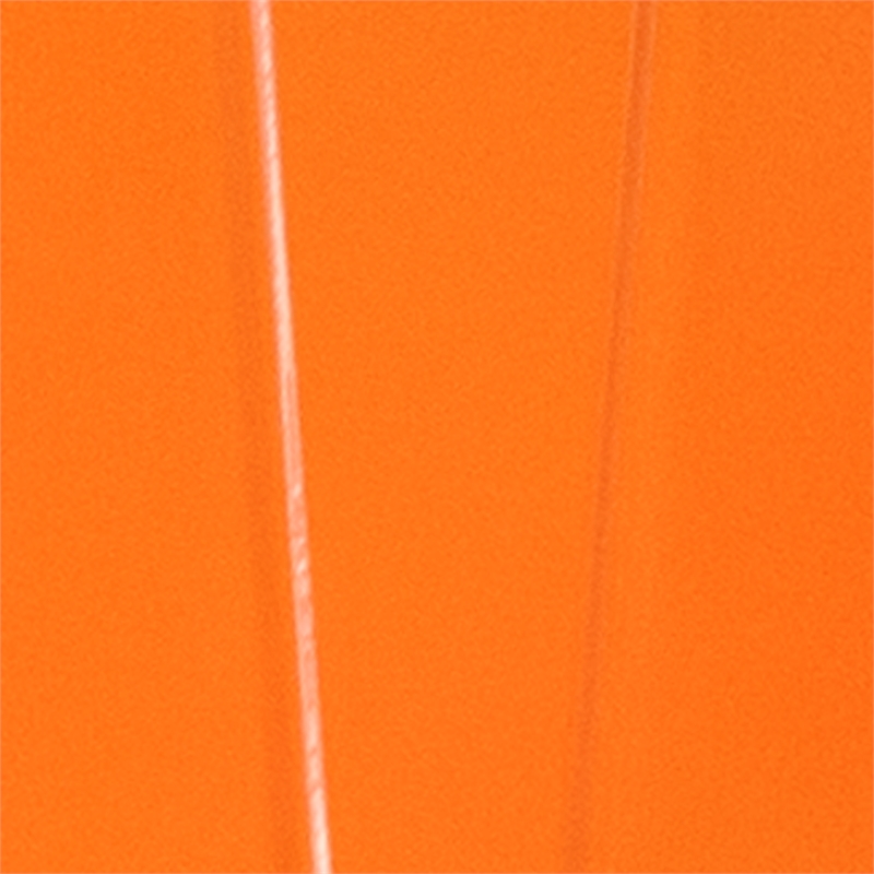 Flash Furniture 3 Piece Square Metal Bistro Dining Set in Orange