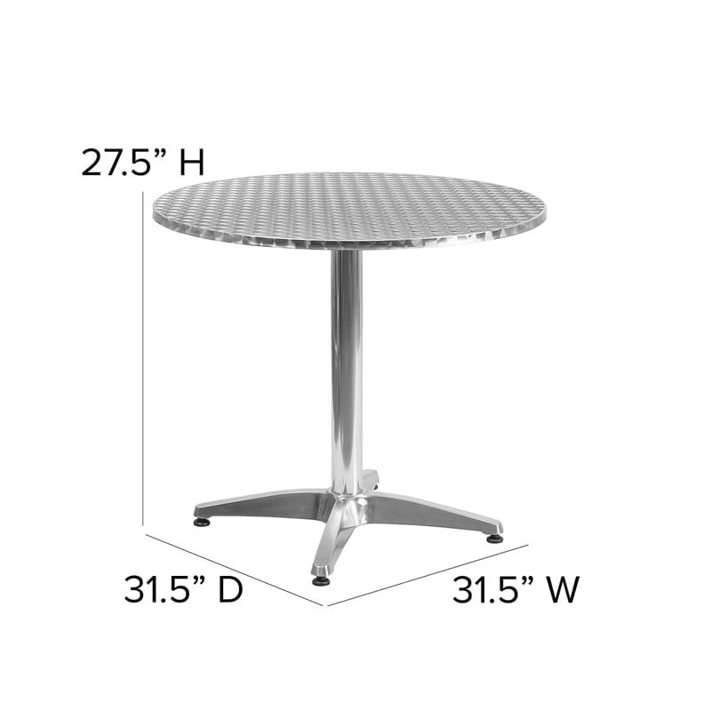 Flash Furniture Aluminum 31.5