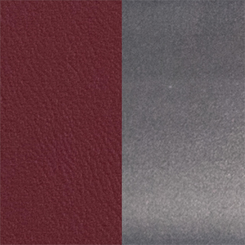 Flash Furniture Ladder Back Metal Barstool - Burgundy Vinyl Seat