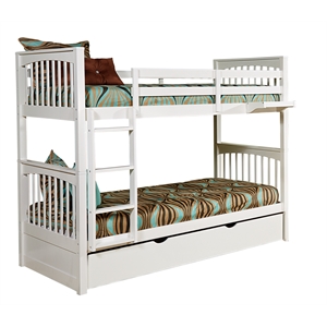ne kids pulse slat bunk bed with trundle in white-mer-1211-51
