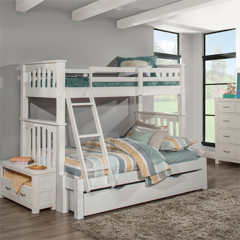Highlands Harper Twin Over Full Bunk Bed with Trundle ...