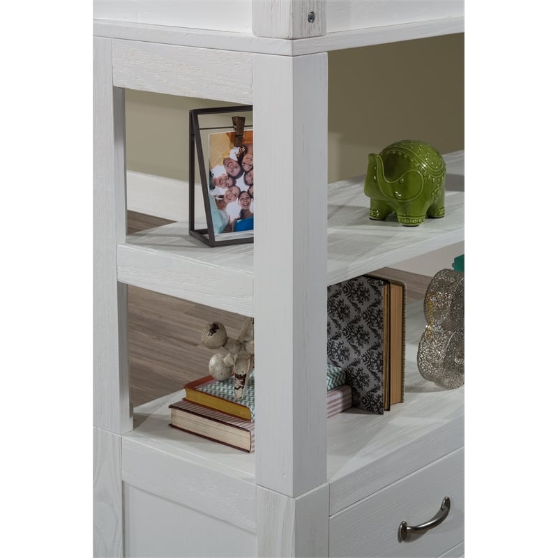 Kids' Highlands Desk with Hutch White - Hillsdale Furniture