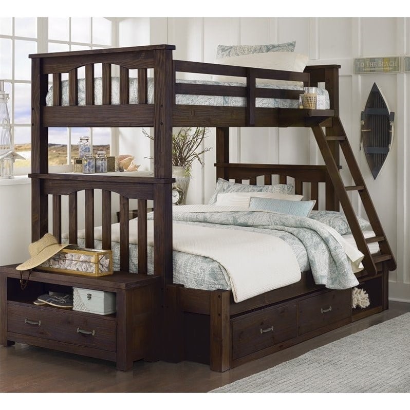 Twin Over Full Bunk Bed, Twin Over Full Bunk Beds with Stairs