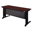 Regency Fusion 66 inch Wooden Training Table in Mahogany Finish
