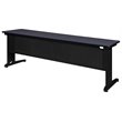 Regency Fusion 84 inch Wooden Training Table with Grey Finish