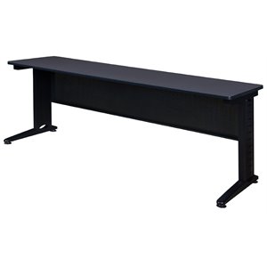 Regency Fusion 84 inch Wooden Training Table with Grey Finish