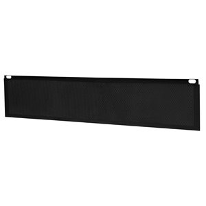 fusion modesty panel for desk in black