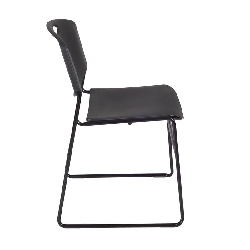 Zeng Stack Chair (8 pack)- Black