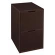 Niche Mod Freestanding File File Pedestal - Truffle/Espresso
