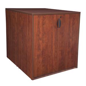 legacy stand up back to back storage cabinet/ storage cabinet- cherry