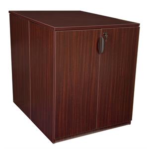 regency legacy stand up back to back storage cabinet/ storage cabinet- mahogany