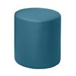 Regency Logan Round Ottoman- Peacock Teal