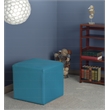 Regency Jean Square Ottoman- Peacock Teal