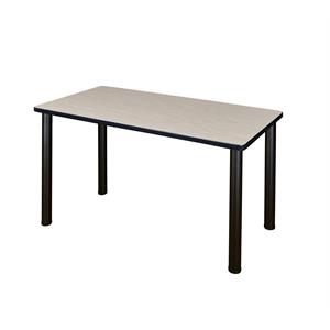 regency 42 inch x 24 inch kee training table in  maple and  black