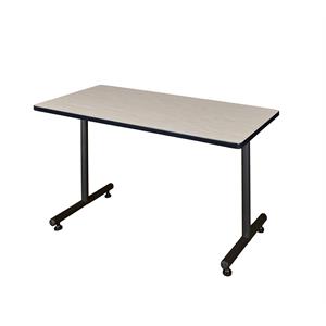 Regency Kobe 42 inch x 30 inch Training Table in Maple with Black Legs