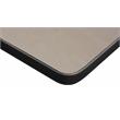 Kee 48in. Adjustable Mobile Classroom Table - Maple & 2 Zeng Chairs- Black