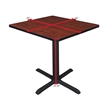 Cain 30in. Square Breakroom Table- Cherry